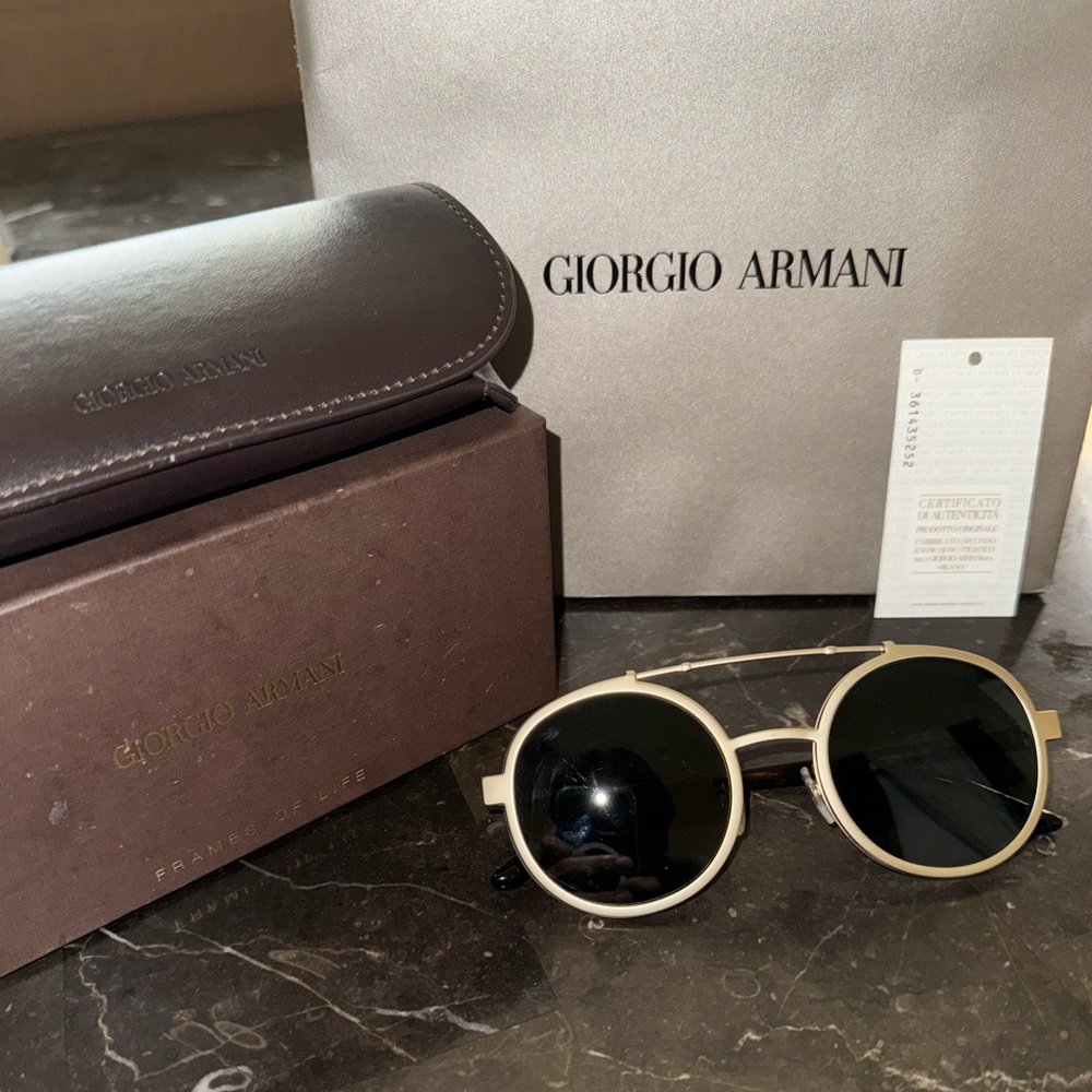 Giorgio Armani Sunglasses (Gold/Green)